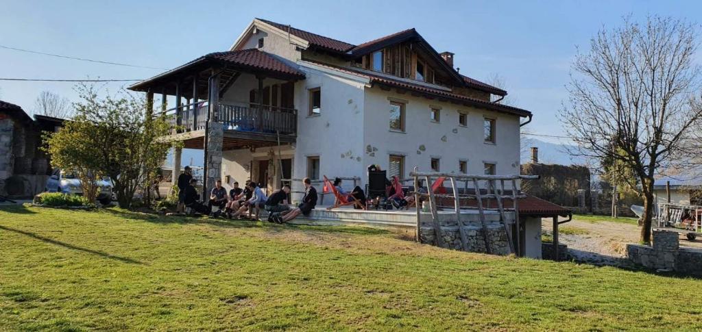 Budova, kde se bed and breakfast nachází