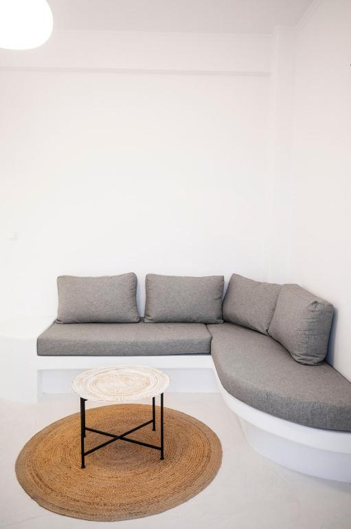 Posezení v ubytování Sunrise Villa Santorini
