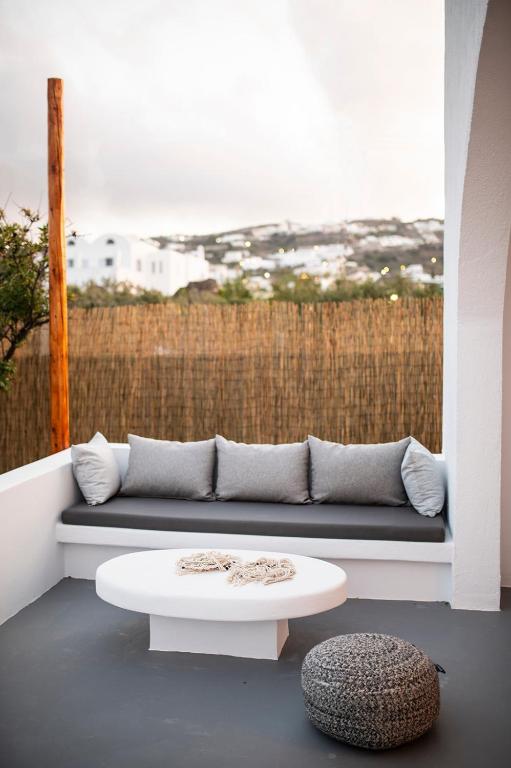 Posezení v ubytování Sunrise Villa Santorini