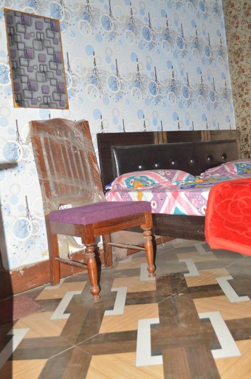 Istumisnurk majutusasutuses Ayodhya Dham Guest House