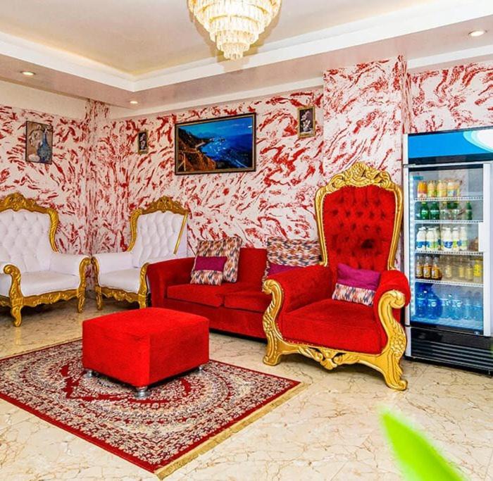 Posezení v ubytování Nur Complex Hotel & Apartment