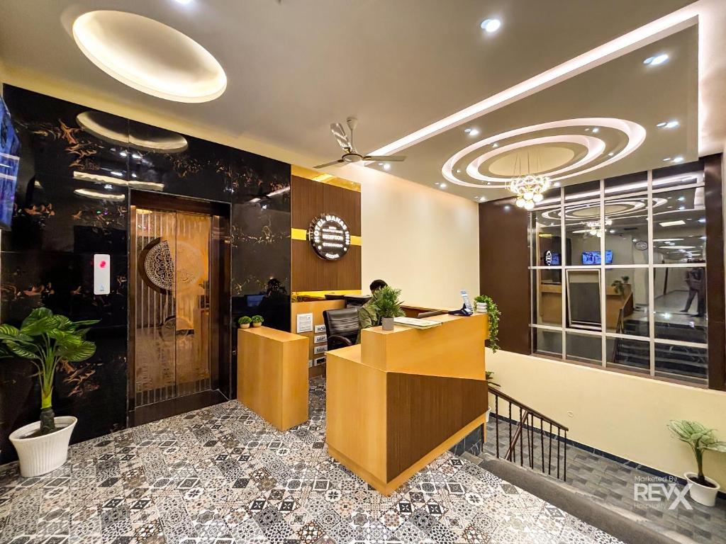 Vstupní hala nebo recepce v ubytování Hotel Manas Inn