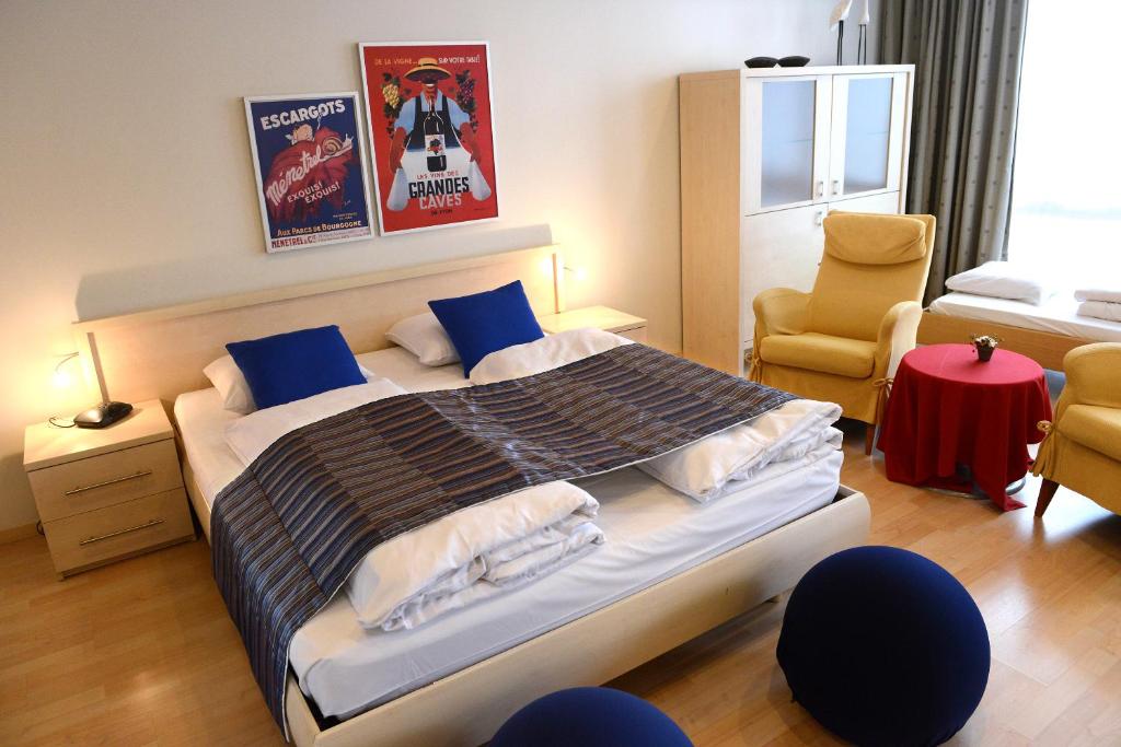 Postel nebo postele na pokoji v ubytování Hotel Vijfwegen