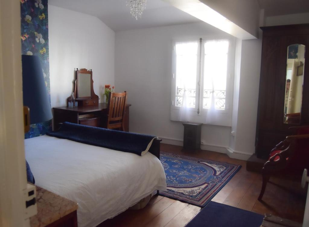 Postel nebo postele na pokoji v ubytování Maison Deux