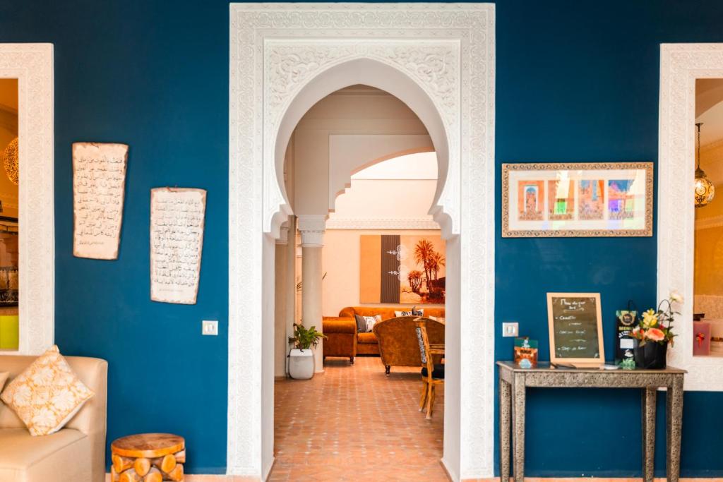 Posezení v ubytování Ysalis Riad Restaurant & Spa