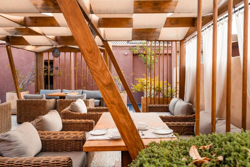 Posezení v ubytování Ysalis Riad Restaurant & Spa
