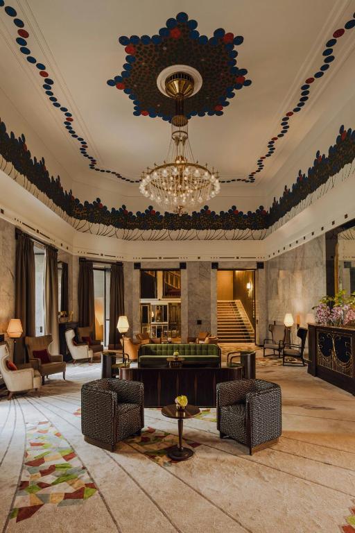 Posezení v ubytování Hotel Bristol, A Luxury Collection Hotel, Warsaw