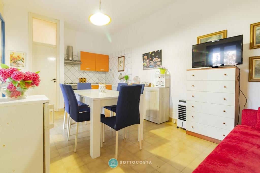 Køkken eller tekøkken på Grecale House