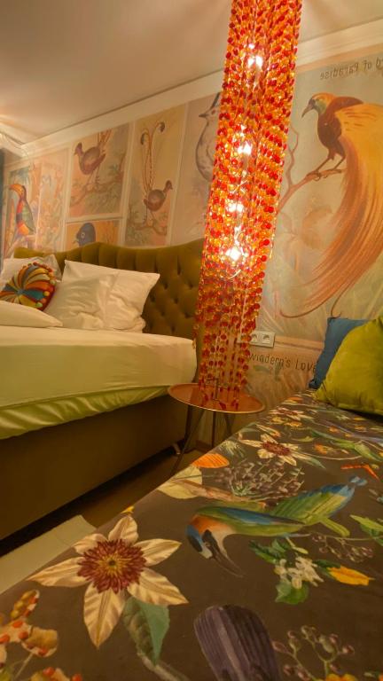 Postel nebo postele na pokoji v ubytování Boutique Hotel & Bio Wirtshaus Schwarzer Bock