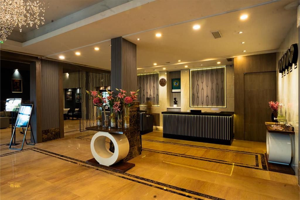 Vstupní hala nebo recepce v ubytování Hotel Pal Heights