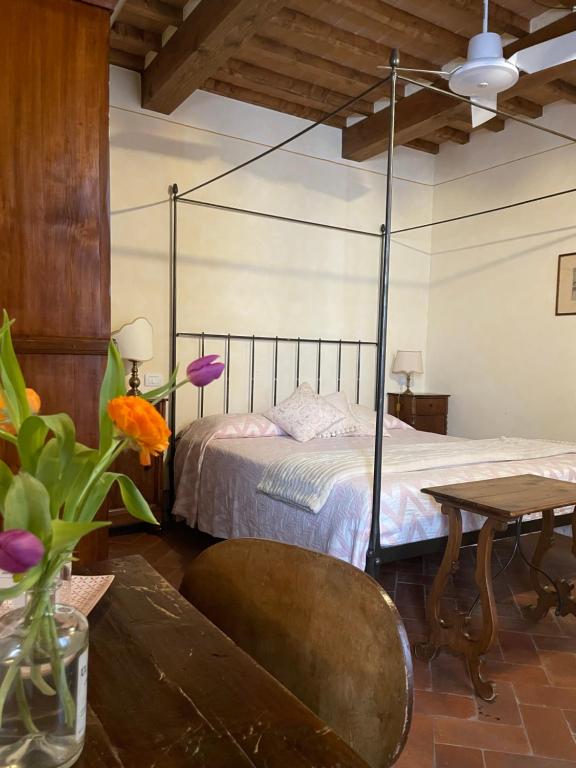 Postel nebo postele na pokoji v ubytování Locanda Antico Borgo