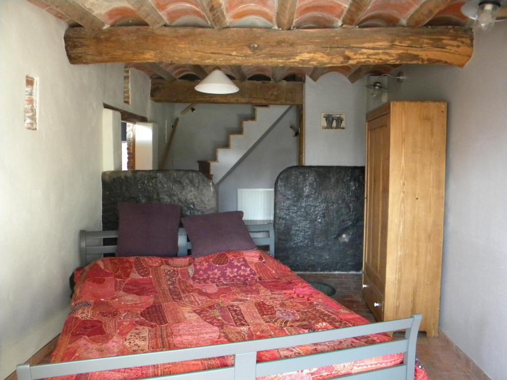 Postel nebo postele na pokoji v ubytování Petrus Wittebrood Hoeve
