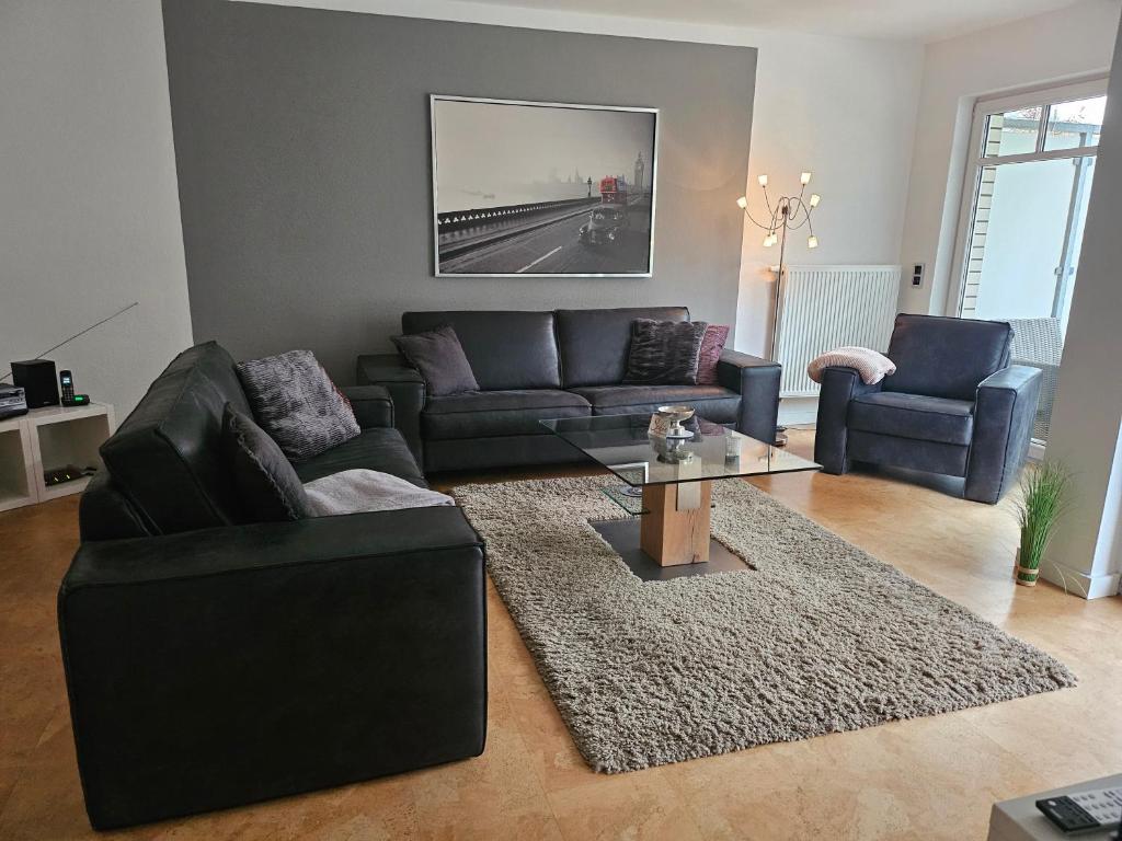 Posezení v ubytování Mucki´s Ferienwohnung