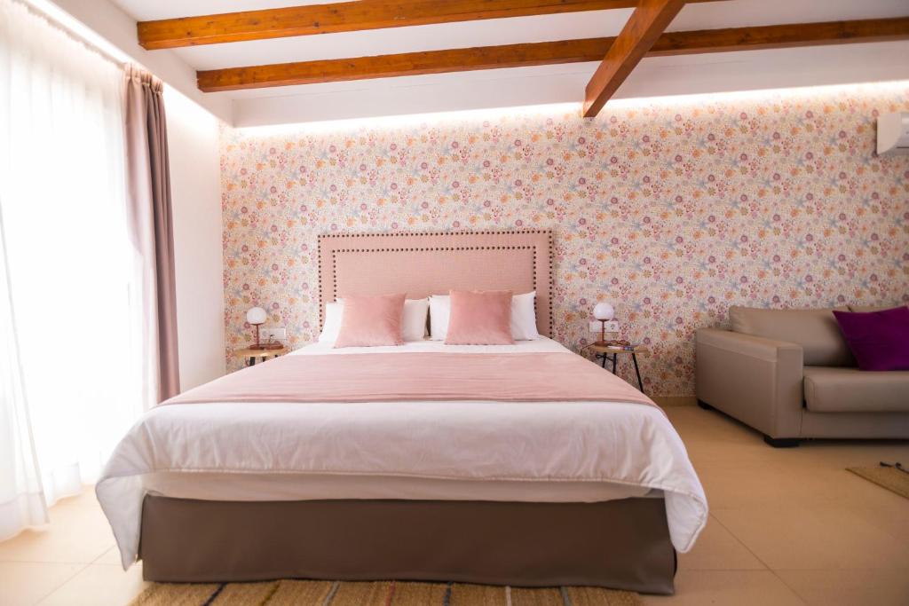 Posteľ alebo postele v izbe v ubytovaní Hotel Rural Rosario Martin