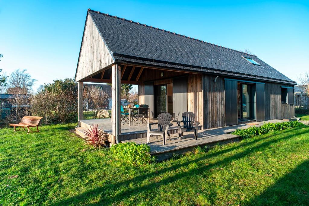 Taman di luar Chalet Kerinis - Maison avec jardin