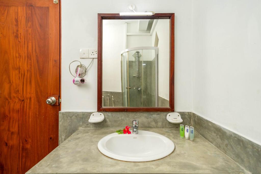 Koupelna v ubytování Hotel Silan Mo