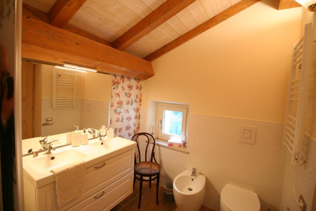 Koupelna v ubytování CantoQuinto Bed and Breakfast