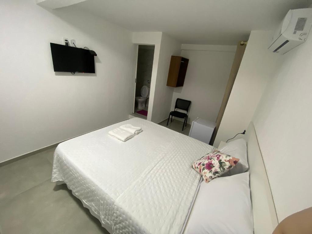 Postel nebo postele na pokoji v ubytování Hotel Sur Brasil