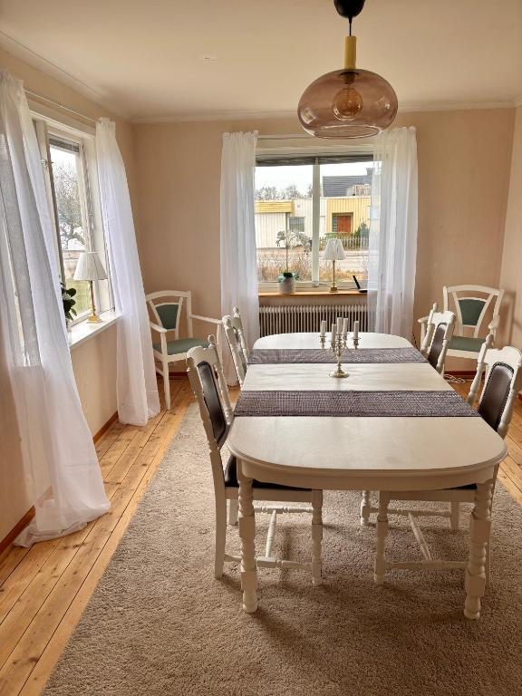 Posezení v ubytování Villa söder om Varberg