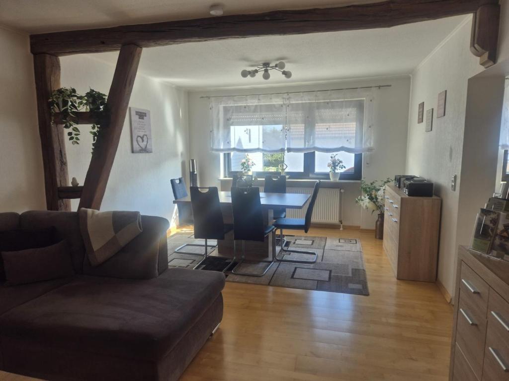 Posezení v ubytování Ferienhaus Zimmer