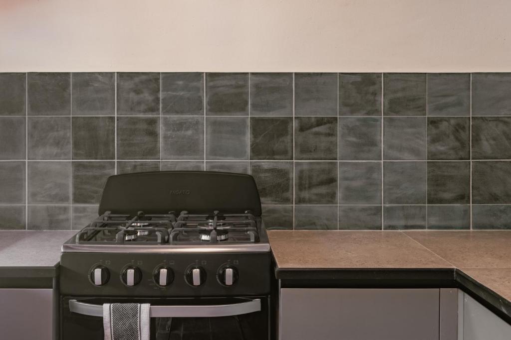 Kuchyň nebo kuchyňský kout v ubytování Susi's Suites