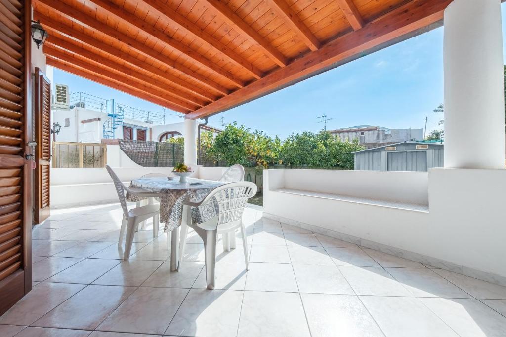 Μπαλκόνι ή βεράντα στο Casa Sole a Canneto