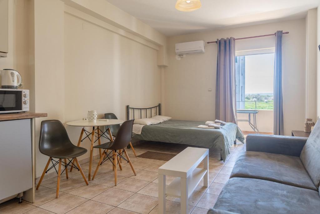 Kuchyň nebo kuchyňský kout v ubytování Elia mini suites 7