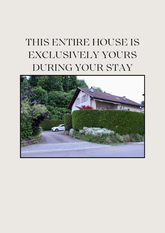 KollbrunnLuxury Villa 7 Room Urban Retreat 2 Baths & Free Parking的房屋两张照片的拼贴