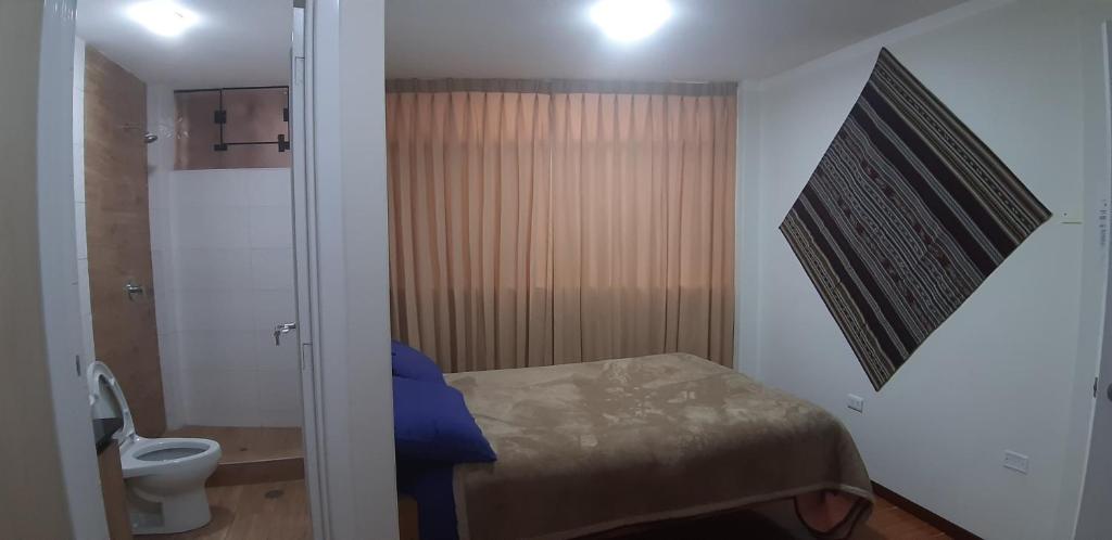 Koupelna v ubytování Urpi Wasi Backpackers