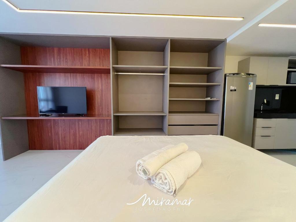Ein Bett oder Betten in einem Zimmer der Unterkunft Unity - Cabo Branco