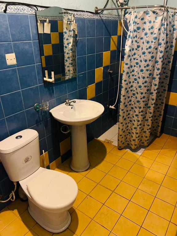 Koupelna v ubytování Sky Bello Hotel