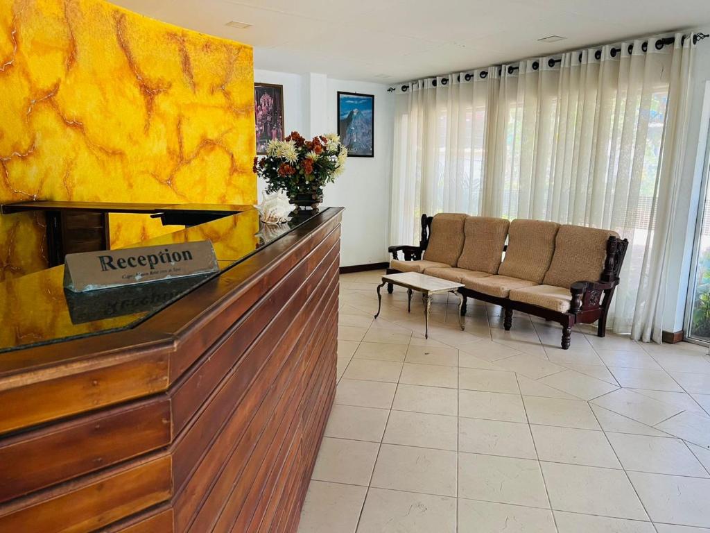 Posezení v ubytování Sky Bello Hotel