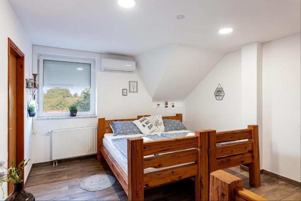 Krevet ili kreveti u jedinici u objektu Villa Katarina Aljmaš