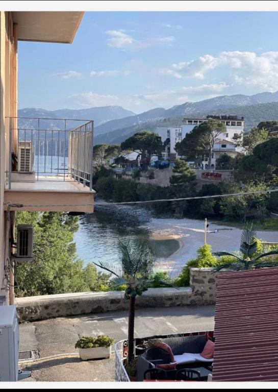 a view of a river from a balcony of a house at Casa Del Marinaio in Cala Gonone