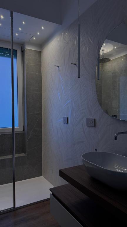 Koupelna v ubytování B&B IV Novembre
