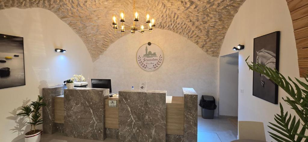 Vstupní hala nebo recepce v ubytování Jerusalem View Hotel