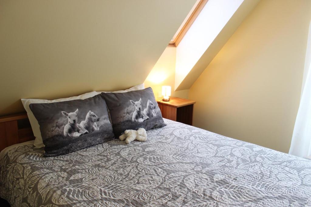 Postel nebo postele na pokoji v ubytování Hotel Senlīči