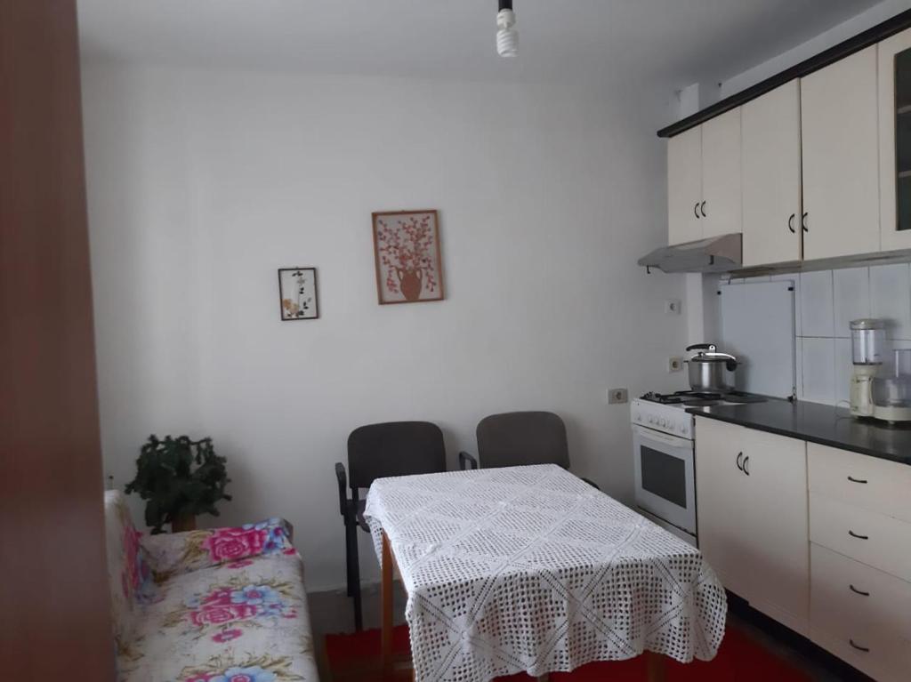 Kuchyň nebo kuchyňský kout v ubytování Casa privata con giardino Bardha lungomare