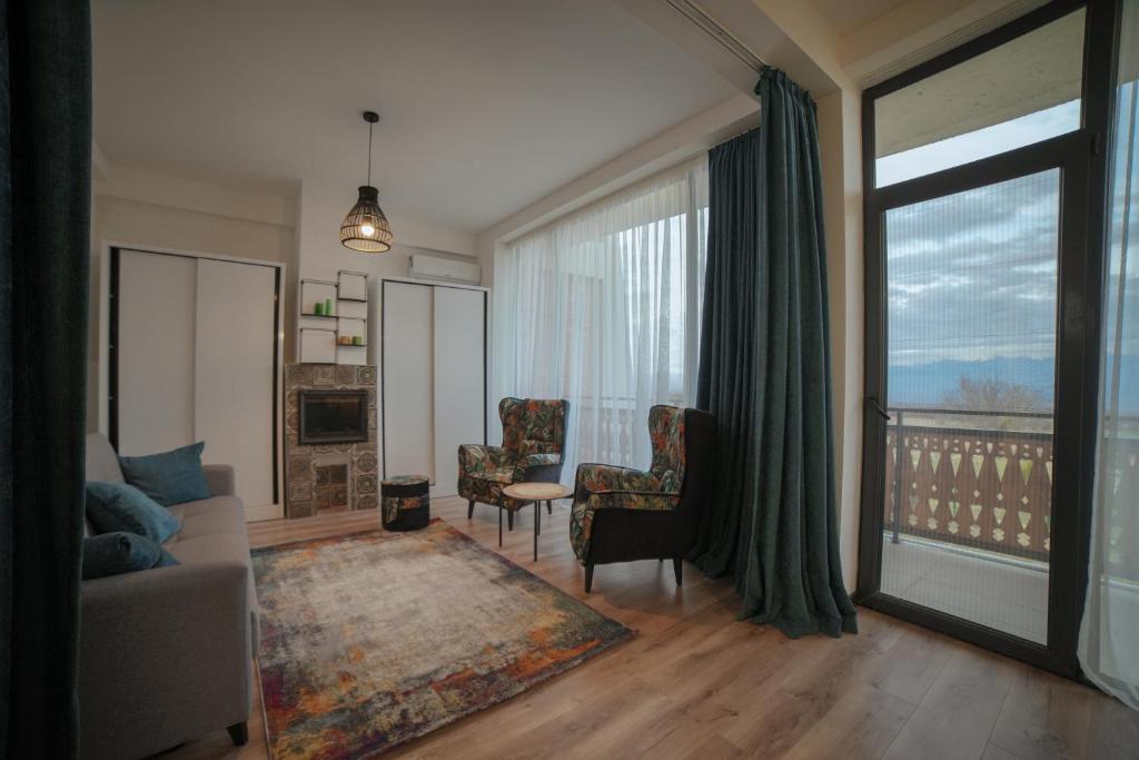 Posezení v ubytování Luxury Villas in Alazani Valley Residence