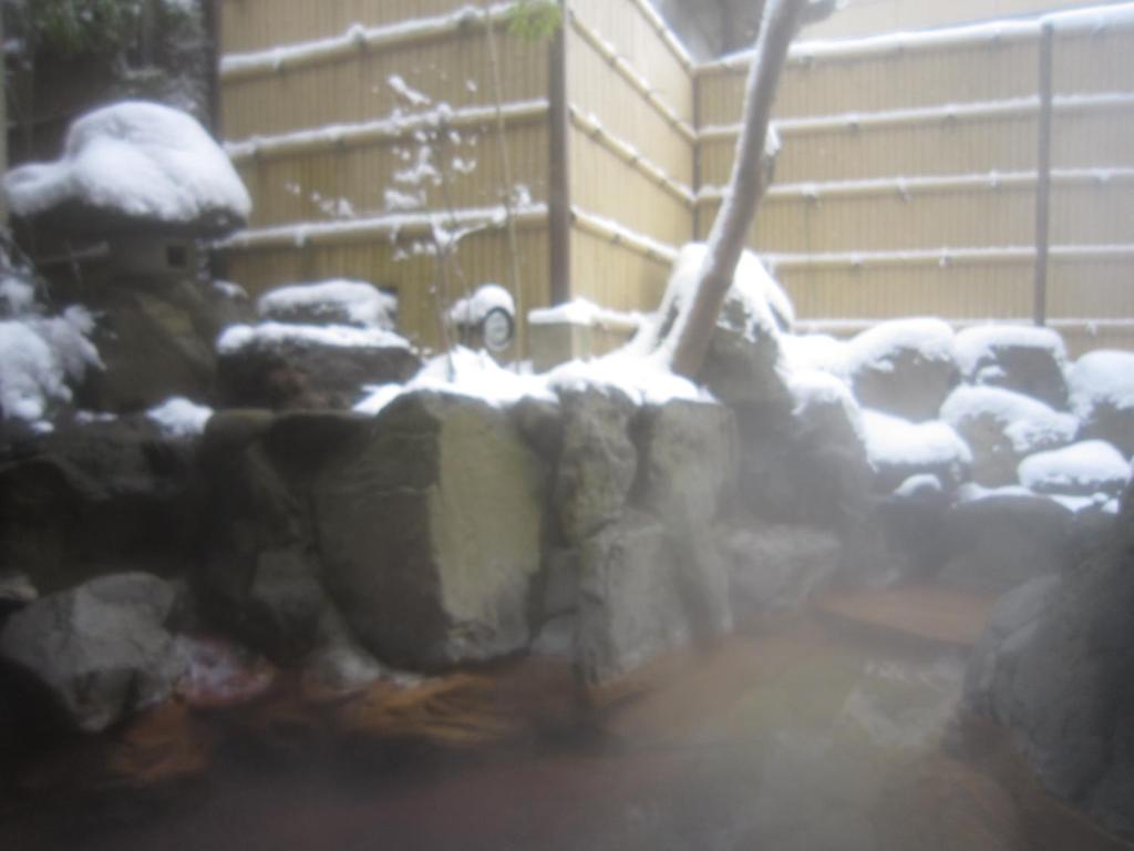 NOZARU ONSEN HOSTEL v zimě