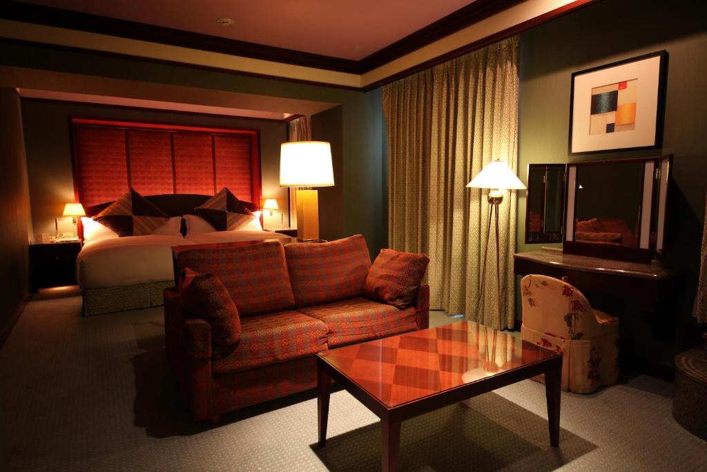 Posezení v ubytování Mito Plaza Hotel