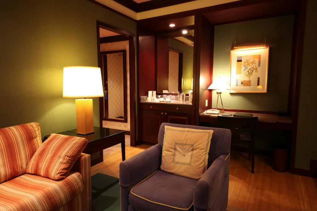 Posezení v ubytování Mito Plaza Hotel