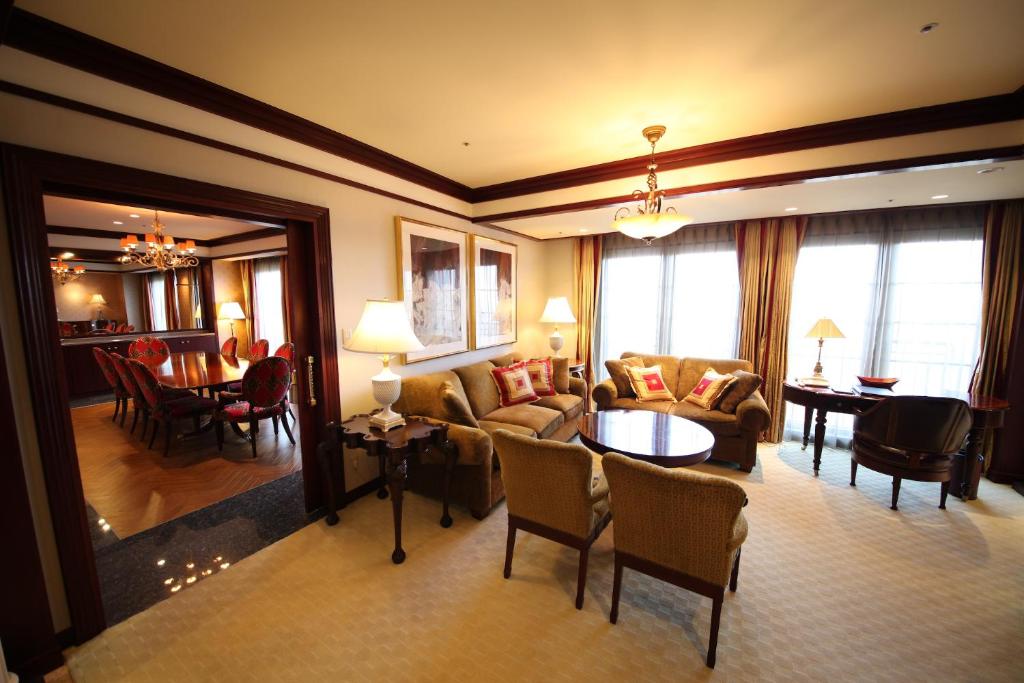 Posezení v ubytování Mito Plaza Hotel