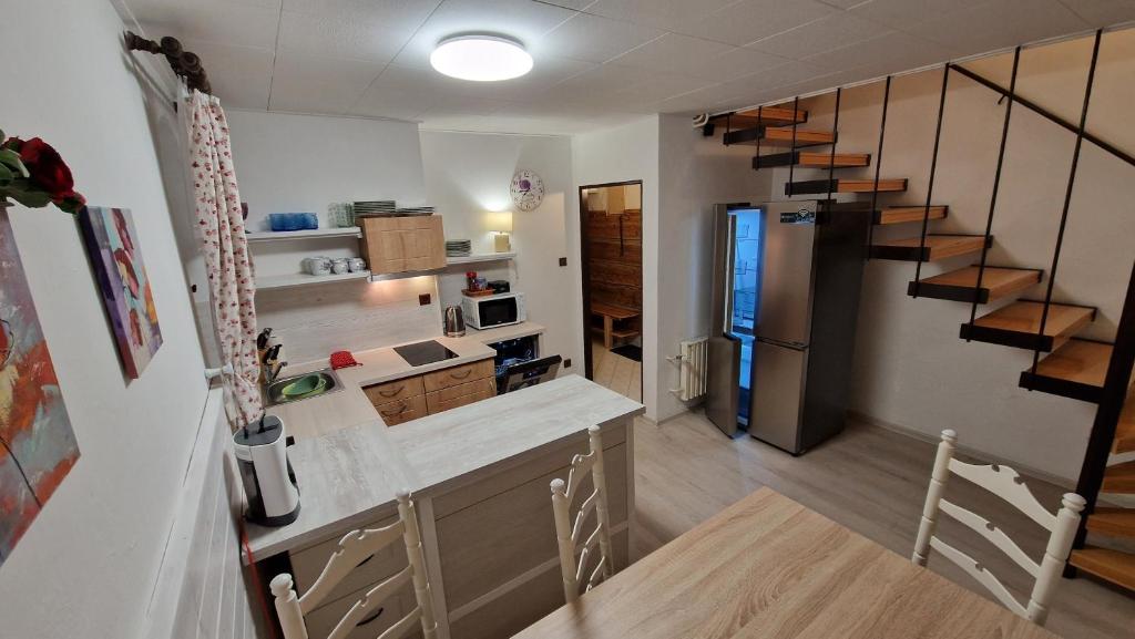 Kuchyň nebo kuchyňský kout v ubytování Apartmány Modus 2