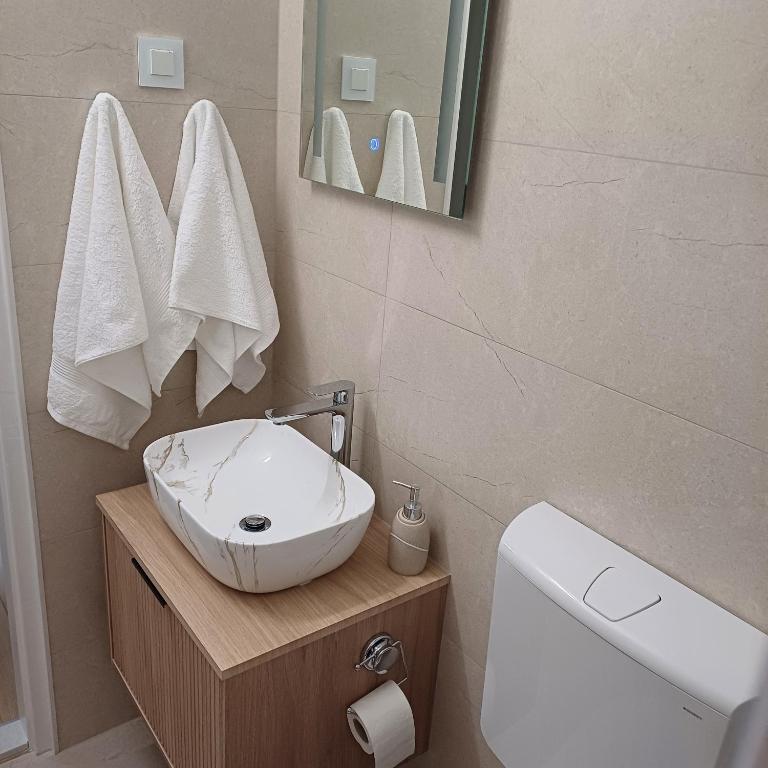 Kúpeľňa v ubytovaní Rooms Kvestic