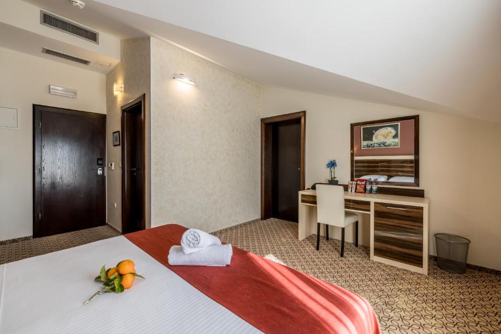 Postel nebo postele na pokoji v ubytování Hotel Terra