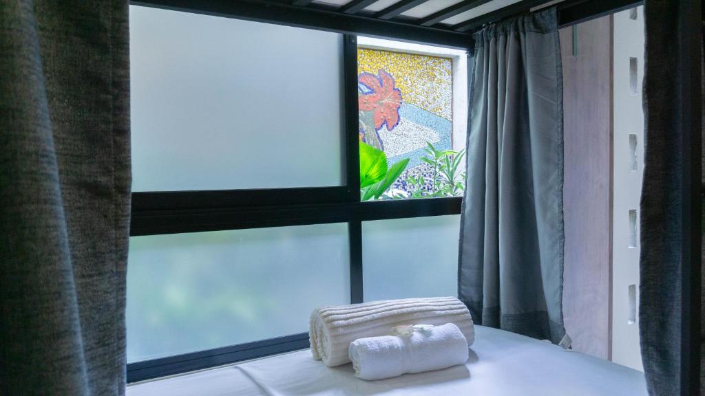 Postel nebo postele na pokoji v ubytování Selva House