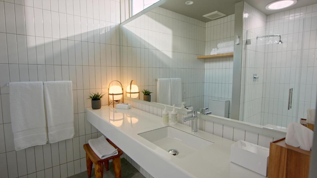 Koupelna v ubytování Frame Hotel - SoCo