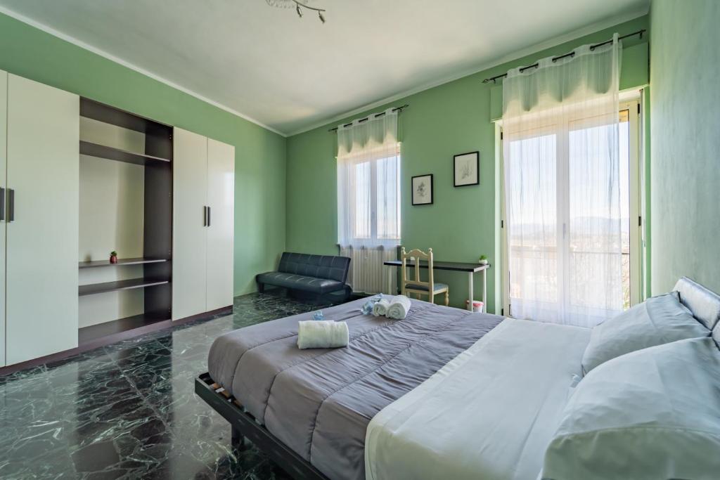 Postel nebo postele na pokoji v ubytování Casa Lungogesso
