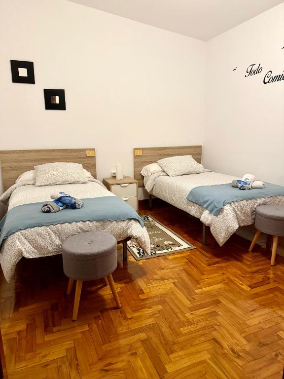 Postel nebo postele na pokoji v ubytování Casa Ribe
